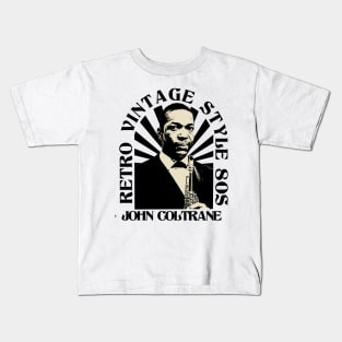 Retro Vintage Jhon Coltrane Kids T-Shirt